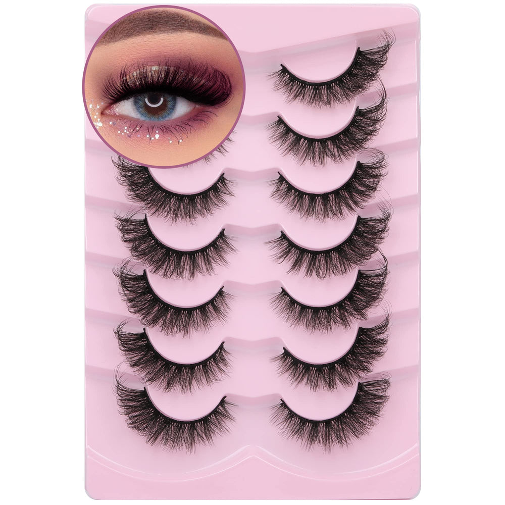 Winifred pestañas rusas falso mink, efecto zorro 20 mm para mirada definida