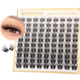 Winifred racimos de pestañas en efecto ligero 16 mm para look natural