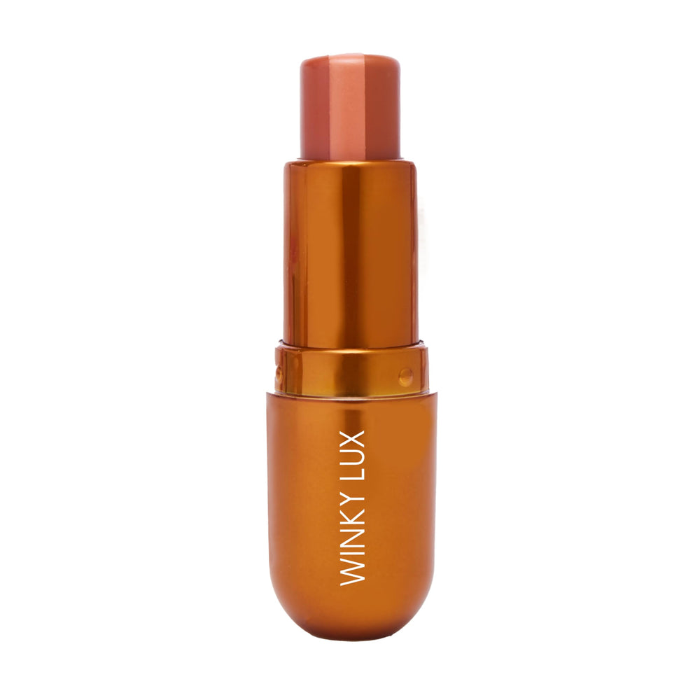Bálsamo labial Winky Lux Pumpkin Spice Latte para hidratación suave y color translúcido