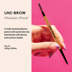 Cepillo integrado de Winky Lux Uni-Brow para peinado y difuminado.