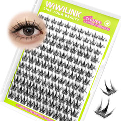 WiWiLINK Pestañas Clusters estilo manga 8-16 mm para look expresivo