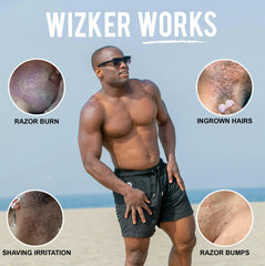 Diseño ergonómico y compacto de WIZKER para uso diario.