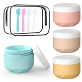 WLEAD envases de viaje 4 piezas para cremas y líquidos, ideal para viajes