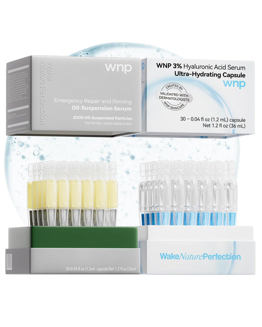 Sérum Ultra Hidratante WNP en frasco gotero para hidratación profunda