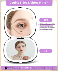 WOBSION 1x/10x con aumento para detalles faciales.