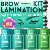 Wonder Family kit lamino-cejas-pasos-5 para lograr cejas definidas en casa.
