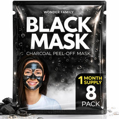WONDER FAMILY mascarilla negra despegable para limpieza de poros