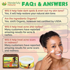 Wonderfully Natural African Black Soap texture highlighting natural ingredients