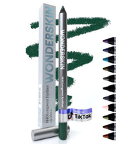 Delineador Wonderskin verde 1440, duración prolongada para color intenso durante todo el día.