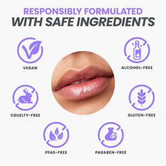 WonderSkin Lip Oil, brillo resplandeciente que realza labios con hidratación.