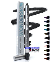 Wonderskin lapiz delineador 1440 negro brillo para look duradero