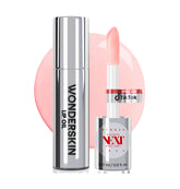 Wonderskin Lip Oil Rehab Serum: empaque práctico para uso diario.