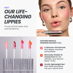 Wonderskin serum labial reháb: aplicador suave para labios nutridos y suaves con color
