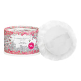 Woods of Windsor Rose talco en frasco, fragancia a rosa para perfumar y refrescar.