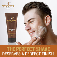 Textura hidratante de Woody's Shave Relief Balm proporciona hidratación duradera sin grasa