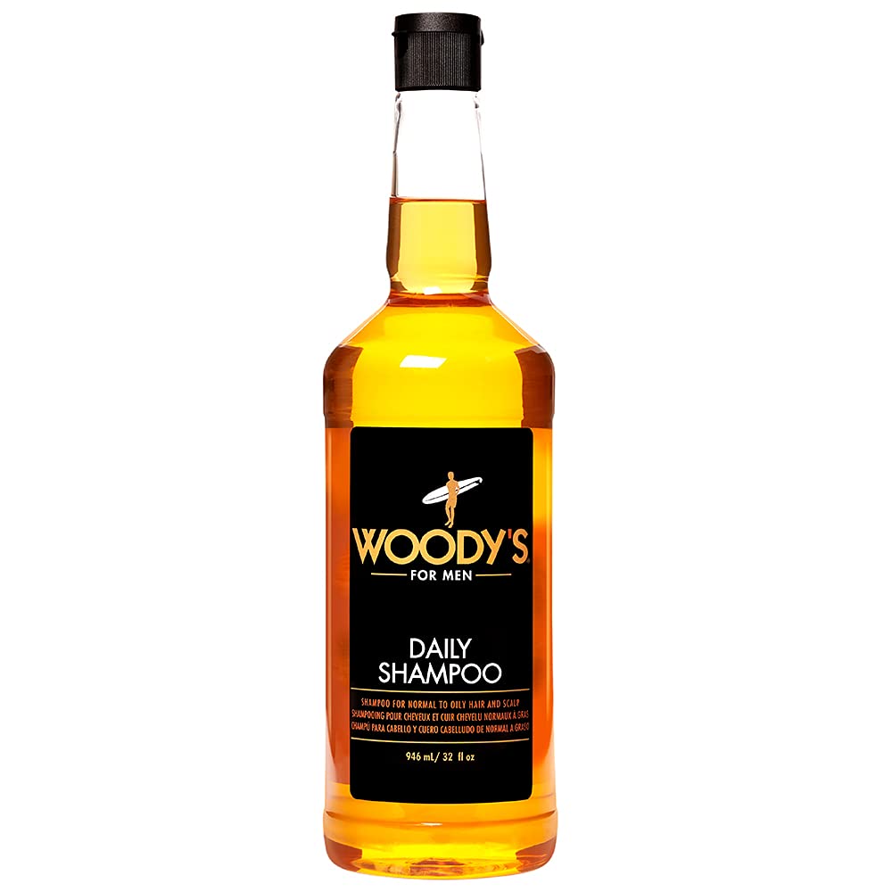 Champú Woody's diario: botella visible para cuidado capilar diario sin sulfatos.