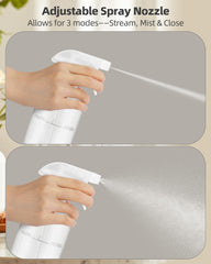 Worldgsb botella vidrio 236 ml, difusor de niebla para plantas sensibles.