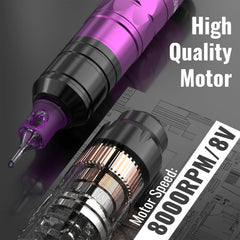 Wormhole Tattoo Kit: baterías de 1200mAh listas para cambio rápido