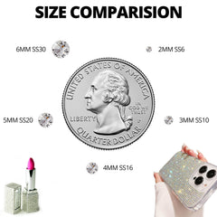 Piedras de 4mm rosas AB para manualidades y decoraciones con Worthofbest.