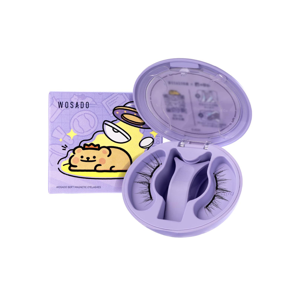 Pestañas magnéticas WOSADO BearisBug con empaque elegante para uso diario.