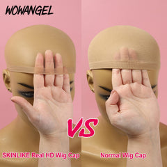 WOWANGEL peluca hd material invisible ultrafino para discreción