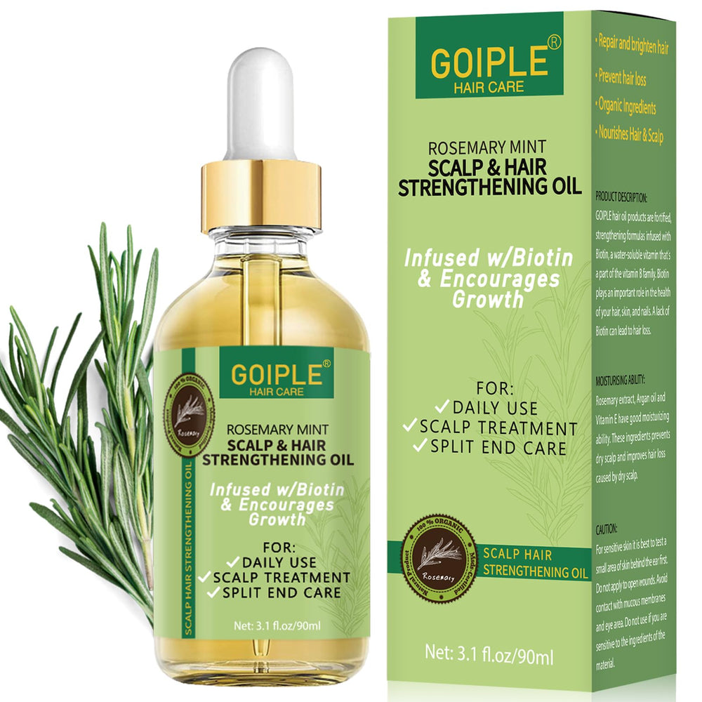 WOZUTUNT aceite de romero en botella para cuidado capilar natural