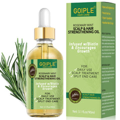 WOZUTUNT aceite de romero en botella para cuidado capilar natural
