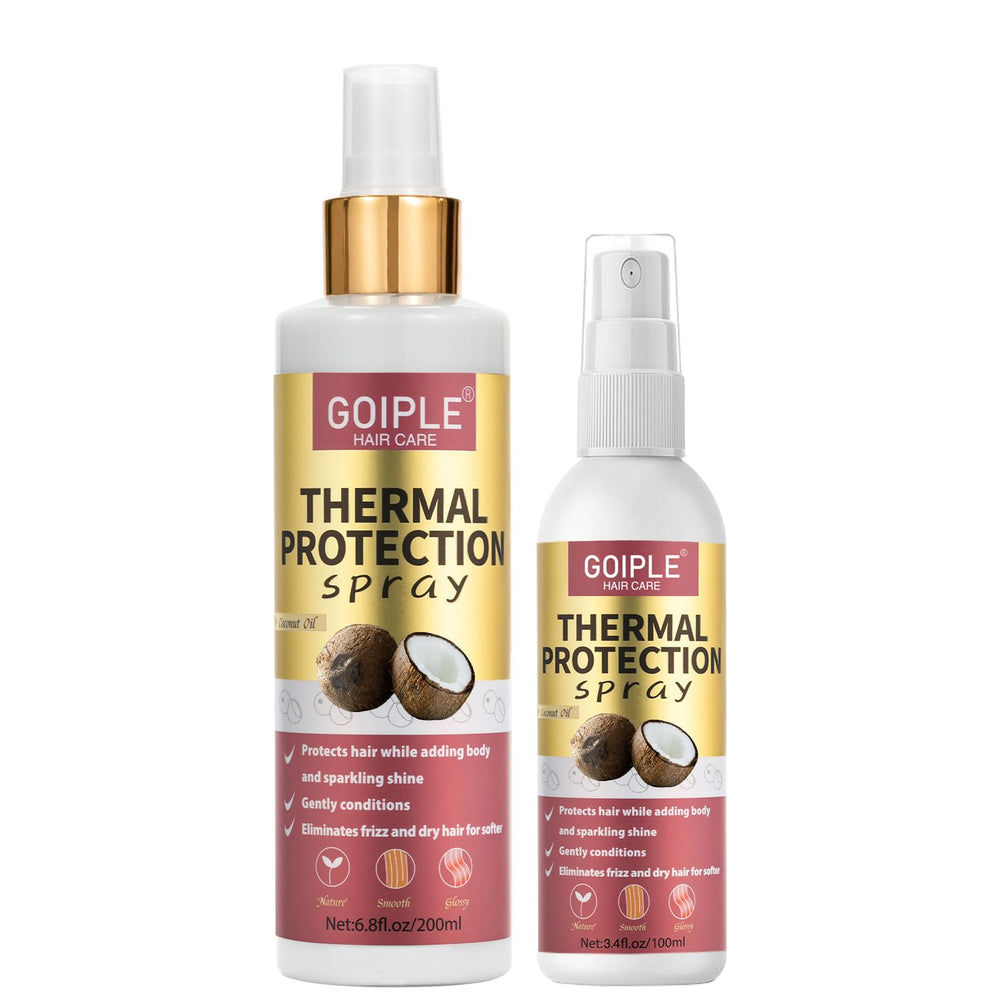 WOZUTUNT spray protección calor Coco frasco: protege el cabello del calor y hidrata.