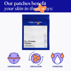 Wrinkles Schminkles parche ocular reutilizable para reducir hinchazón y arrugas alrededor de los ojos