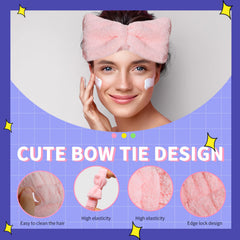 Diadema WSYUB para lavado de cara, evita que el cabello estorbe.