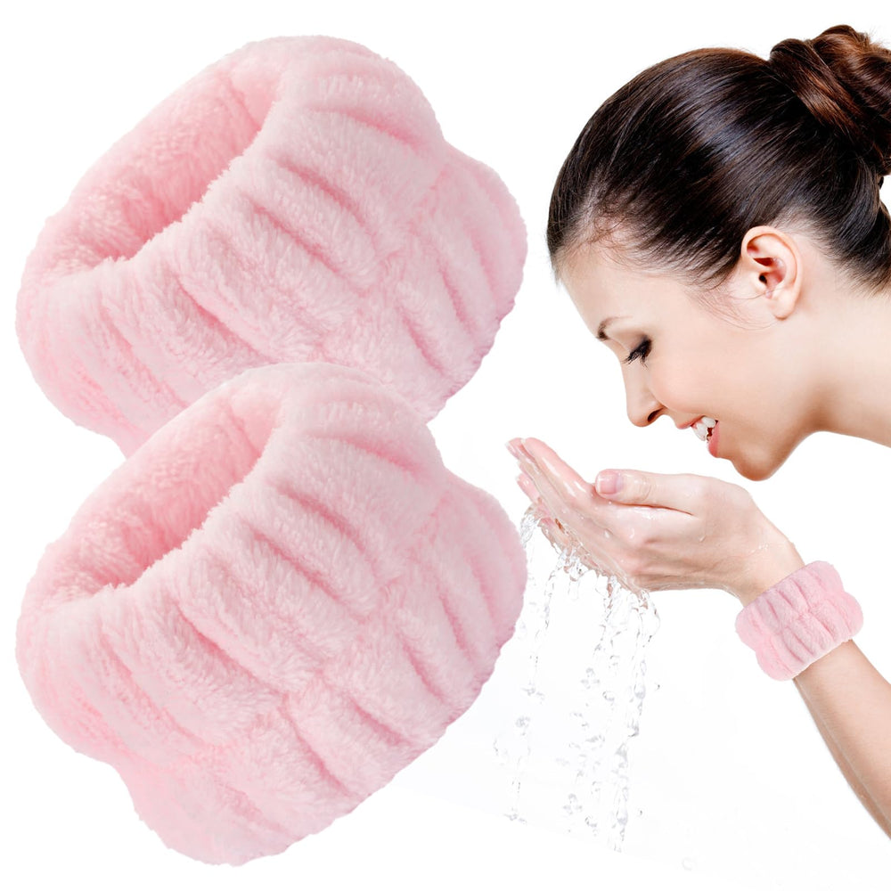 Pulseras Wteehn para lavado de rostro, tacto suave y absorción.
