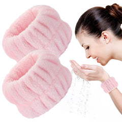 Pulseras Wteehn para lavado de rostro, tacto suave y absorción.