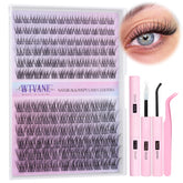 wtvane conjunto de pestañas ligeras 10-16 mm para look natural y cómodo