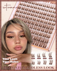 Diseño espigado de Wtvane para mirada más luminosa y definida.