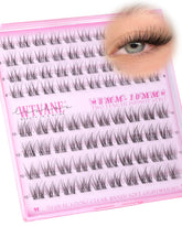 Pestañas wtvane: conjuntos efecto sutil 8-10mm para look natural diario.