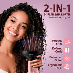 Detalle del difusor para rizos con definición y volumen duradero