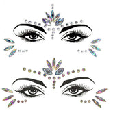 Gemas faciales WUIOS Sirena: pegatinas para un look deslumbrante en fiestas