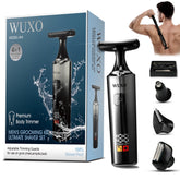 Afeitadora de espalda WUXO con cabezal de 2 pulgadas para la espalda, afeitado rápido.