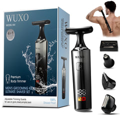 Afeitadora de espalda WUXO con cabezal de 2 pulgadas para la espalda, afeitado rápido.
