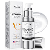 Sérum WXMX Super C dans sa bouteille, hydratation profonde pour peau mature.