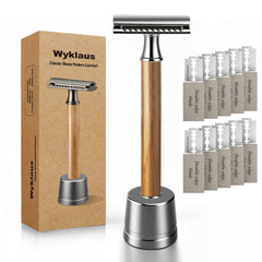 Rasuradora Wyklaus con cabeza de zinc para un afeitado preciso.