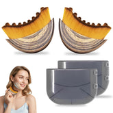 XALVRIONIX cepillo contorno linfático para rostro, dos piezas, uso diario suave.