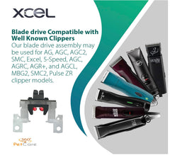 XCEL guía de hoja pack de 3 unidades para recortadoras compatibles.