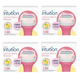 Recargas XFQUIJ Schick Intuition Limón, 12 unidades, lista para usar