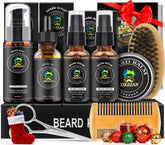 XIKEZAN set de cuidado de barba, kit completo para un aspecto pulido.