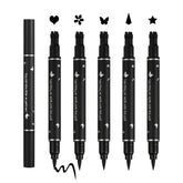 XINGXYUEL delineador líquido con estampas estrella para trazos creativos nocturnos