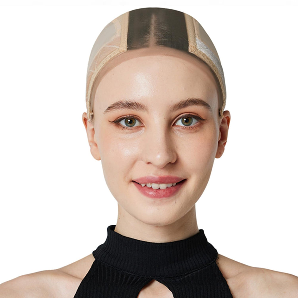Xiushumyi gorra de encaje para pelucas, frente suave para línea de cabello natural
