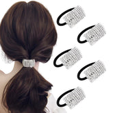 Las Xiwstar bandas pelo cristal 5 piezas, brillo elegante para uso diario.