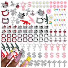 XIYONALI charm de gato para uñas, añade estilo único.
