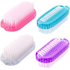 Cepillo de uñas Xjinmin dos caras, frente para limpieza profunda de uñas.